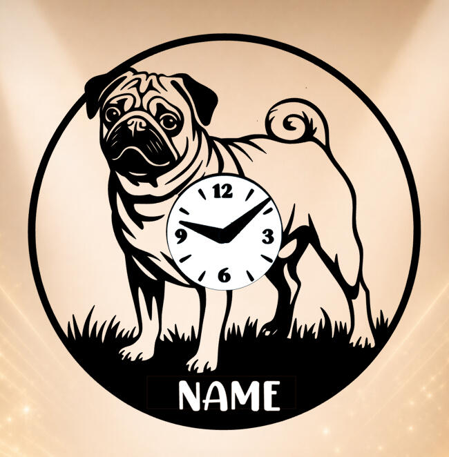 #6 - Pug Dog -Wall